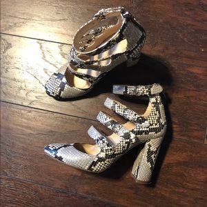 J Crew Snake Skin Shoes
